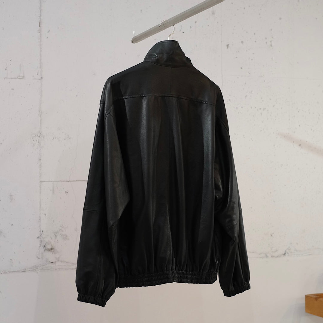 LEATHER TRAINING JACKET