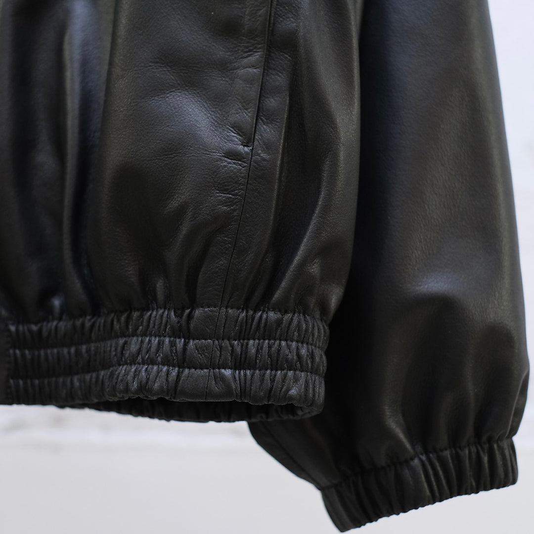 LEATHER TRAINING JACKET