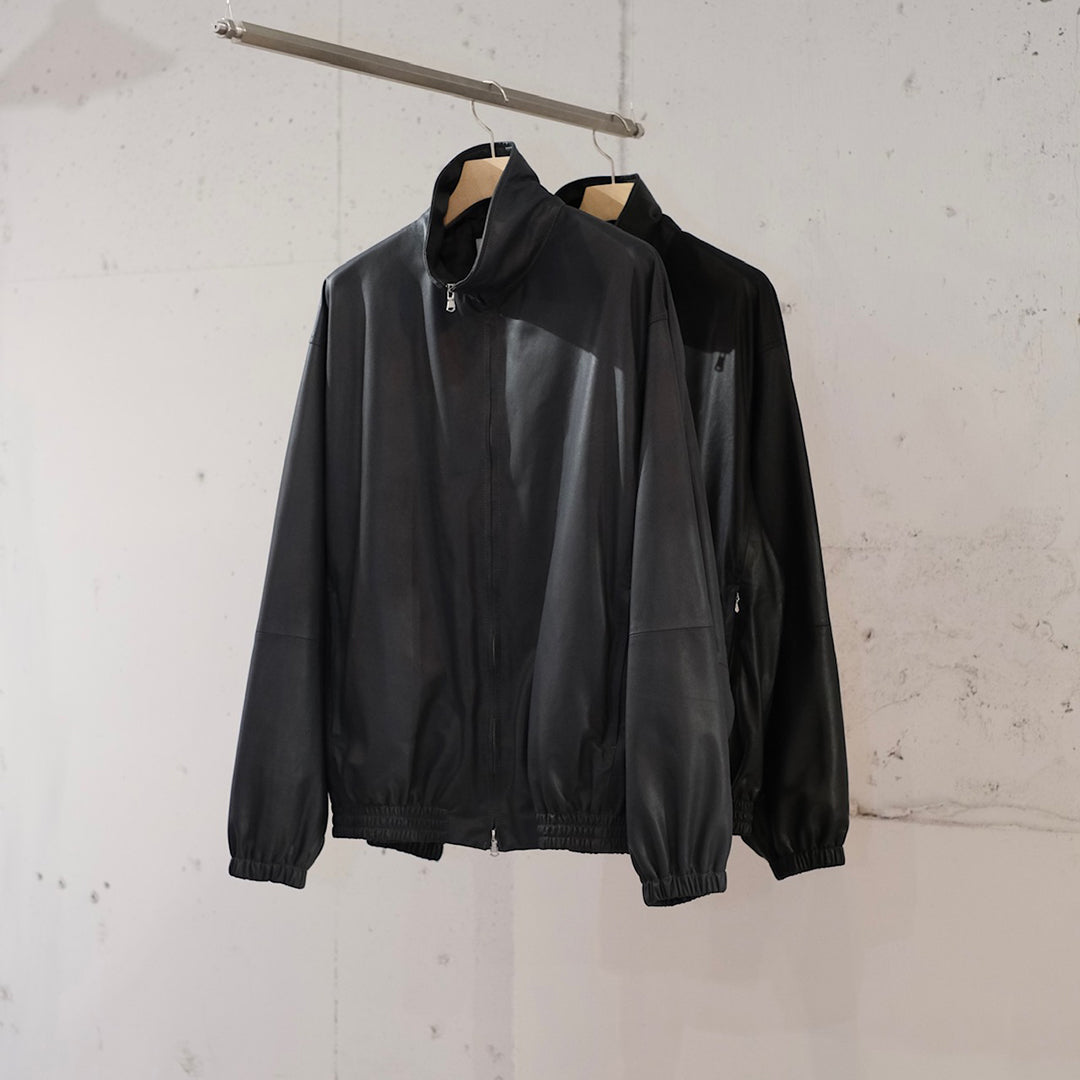 LEATHER TRAINING JACKET