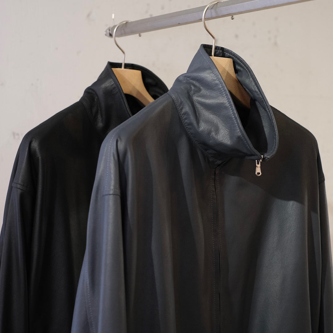 LEATHER TRAINING JACKET