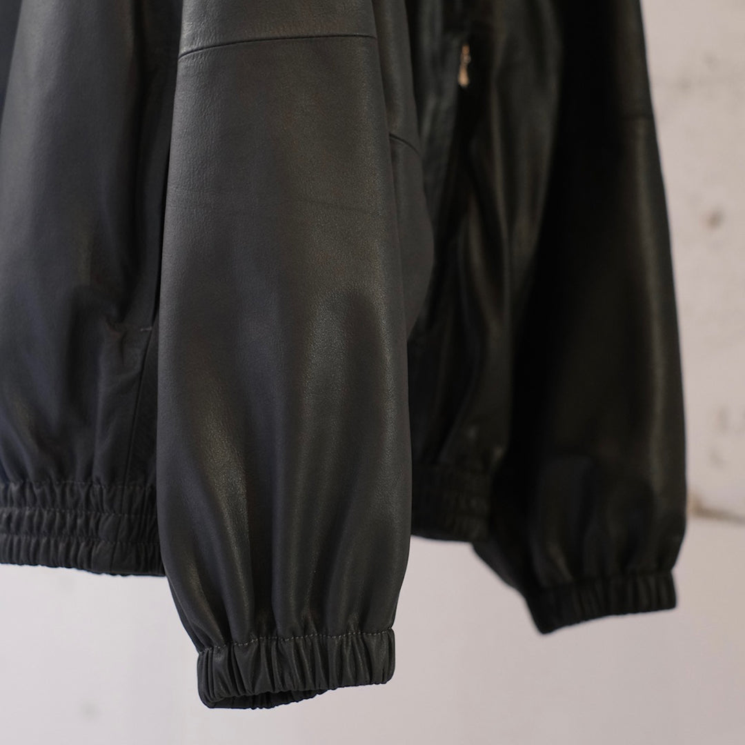 LEATHER TRAINING JACKET