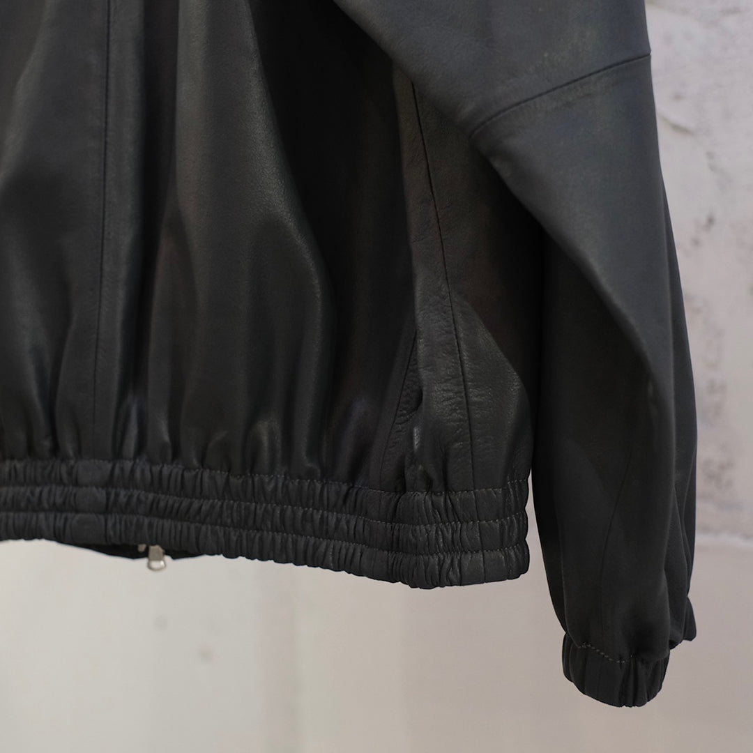 LEATHER TRAINING JACKET