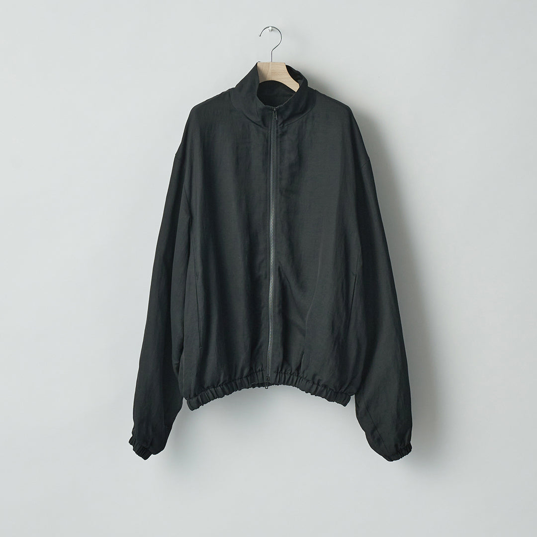 VIS/LI TWILL SHIRRED LIGHT ZIP JACKET