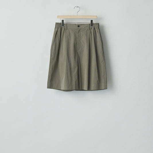 WINDPROOF NYLON WIDE EASY SHORT TROUSERS