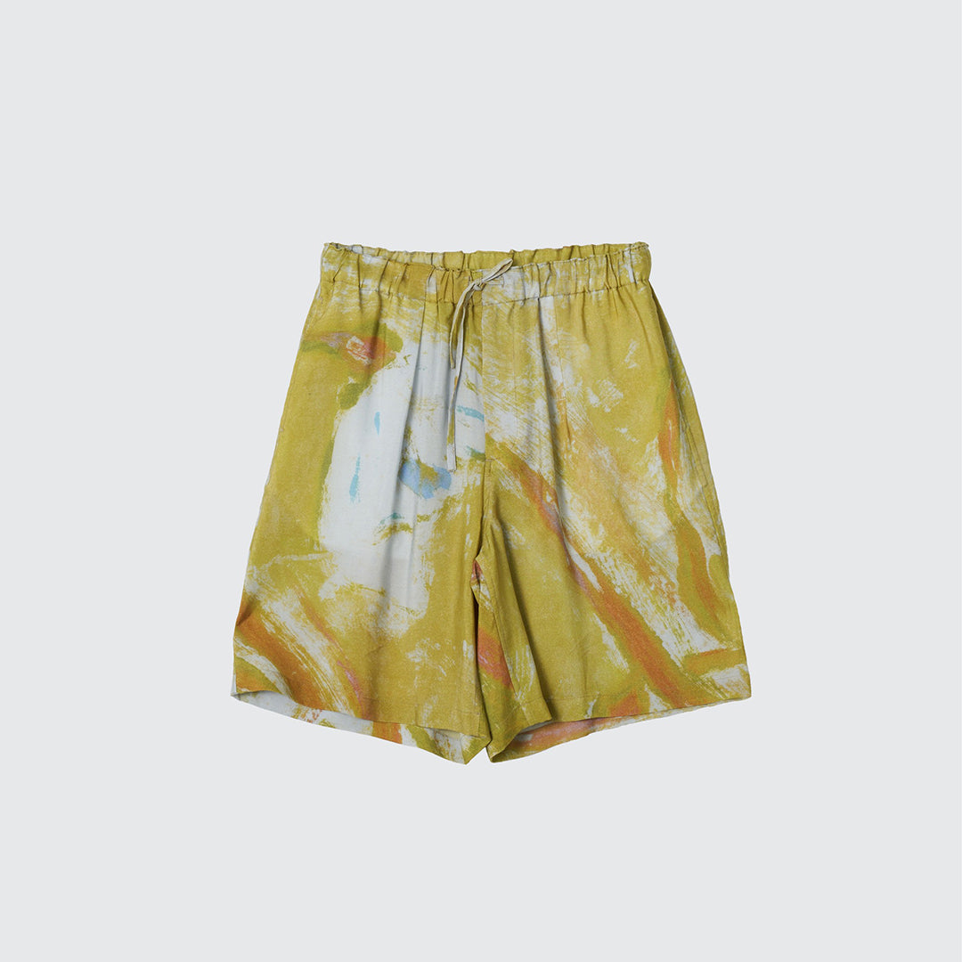 FLOWER PRINTED EASY SHORTS