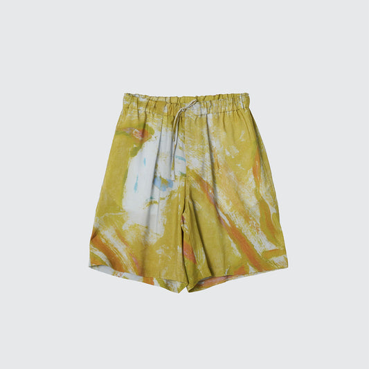 FLOWER PRINTED EASY SHORTS