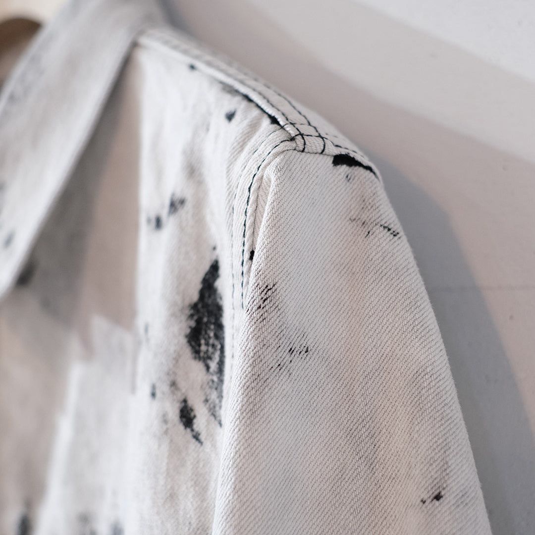 Erased Jean Jacket-Bleached
