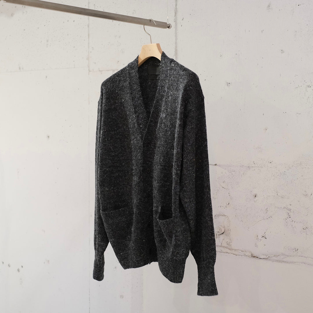 PEARL GLITTER BLEND WOOL CARDIGAN