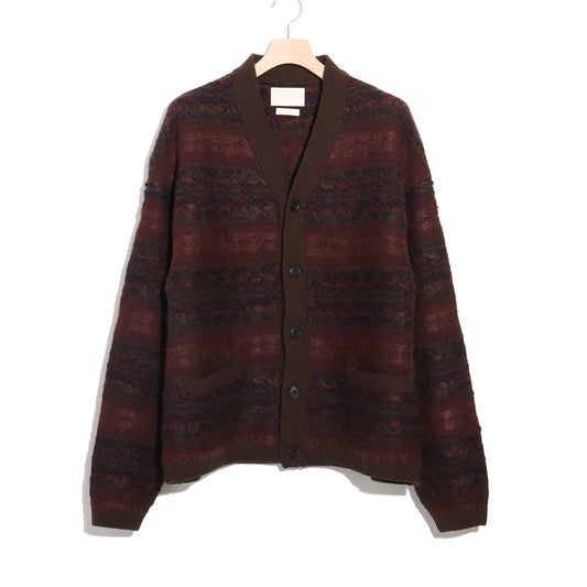 FAIRISLE LADDERBACK JACQUARD CARDIGAN