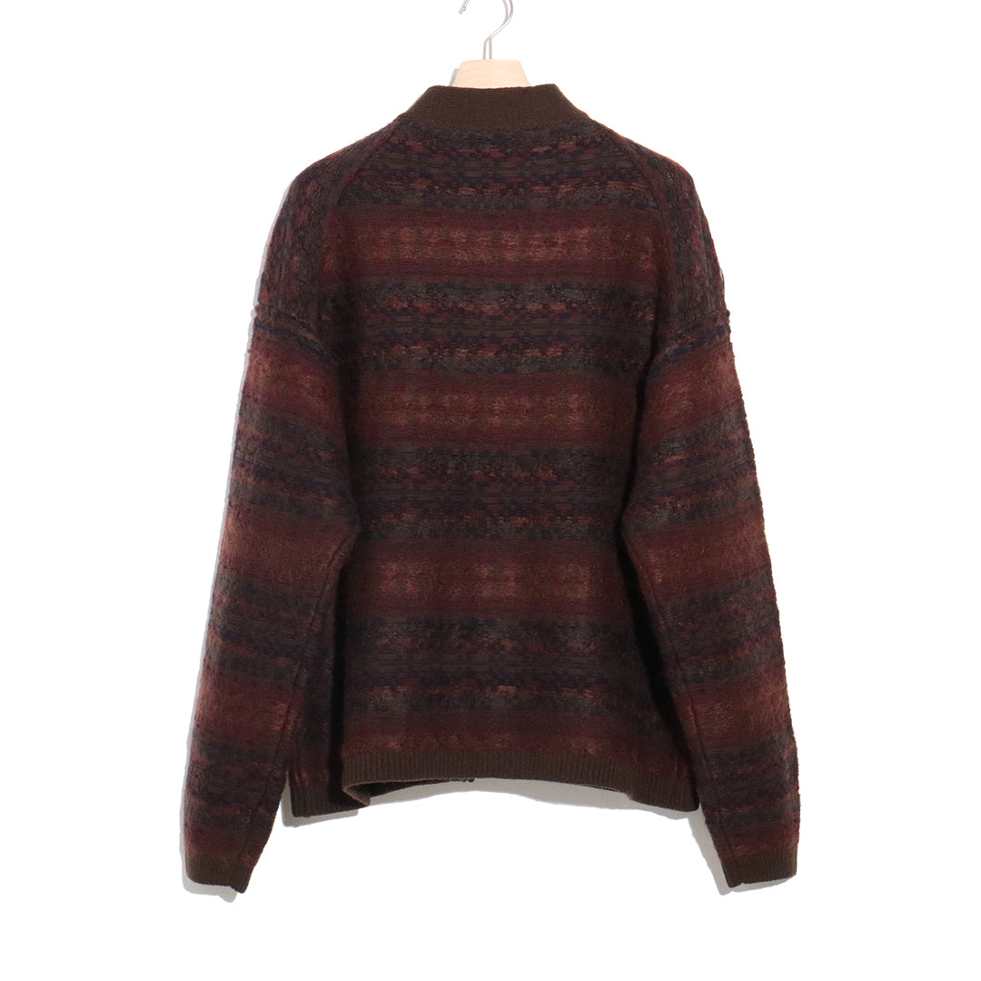FAIRISLE LADDERBACK JACQUARD CARDIGAN