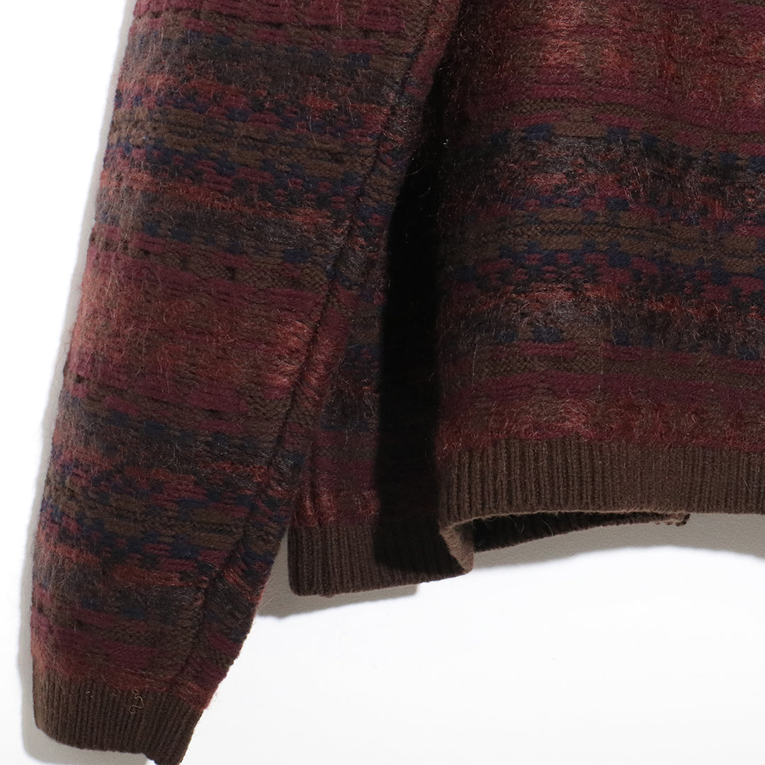 FAIRISLE LADDERBACK JACQUARD CARDIGAN
