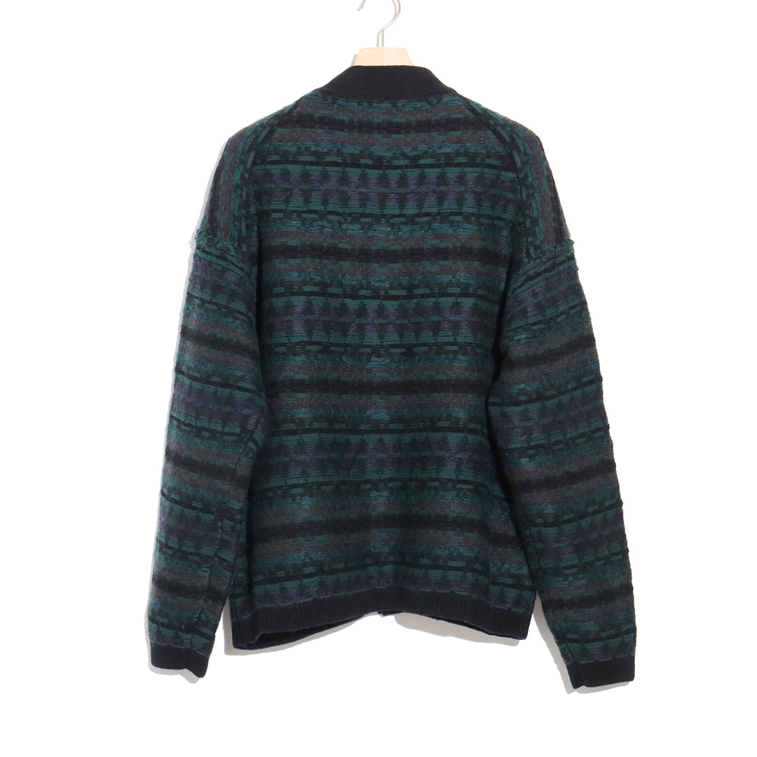 FAIRISLE LADDERBACK JACQUARD CARDIGAN