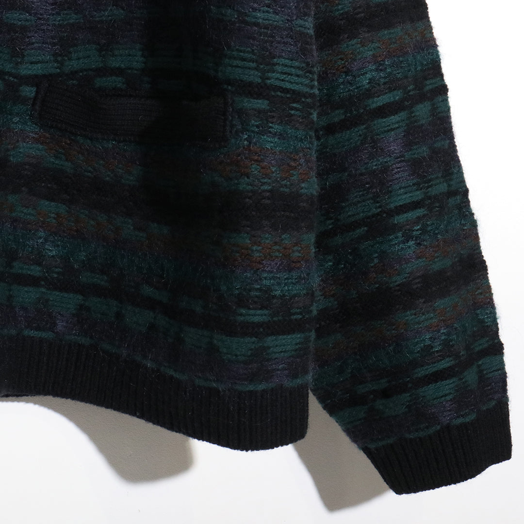 FAIRISLE LADDERBACK JACQUARD CARDIGAN