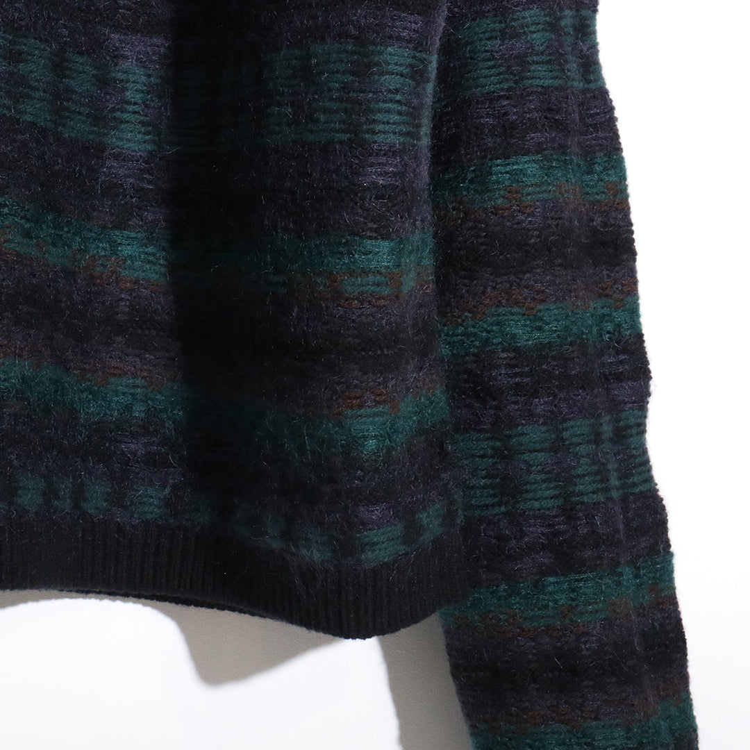 FAIRISLE LADDERBACK JACQUARD SWEATER