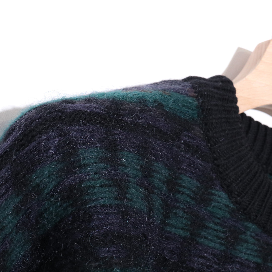 FAIRISLE LADDERBACK JACQUARD SWEATER