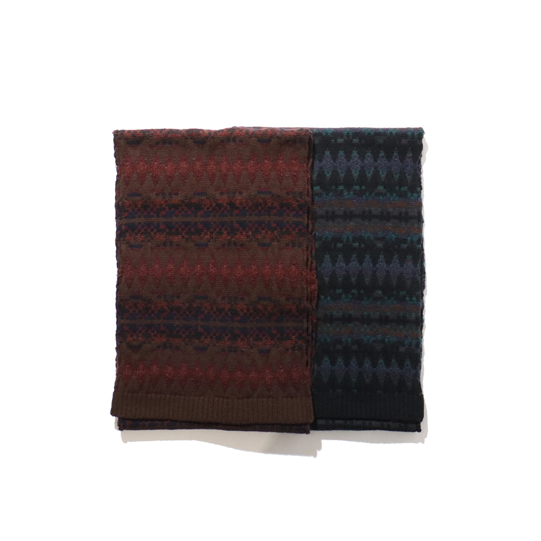 FAIRISLE LADDERBACK JACQUARD LONG STOLE