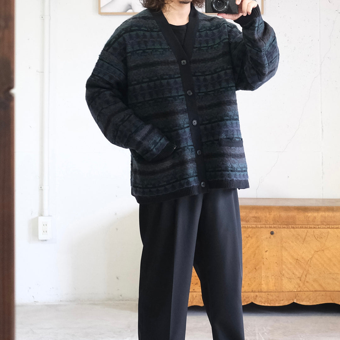 FAIRISLE LADDERBACK JACQUARD CARDIGAN