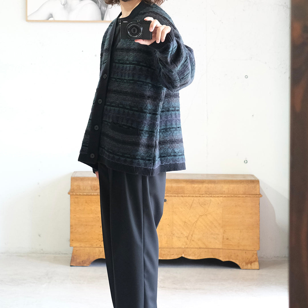 FAIRISLE LADDERBACK JACQUARD CARDIGAN