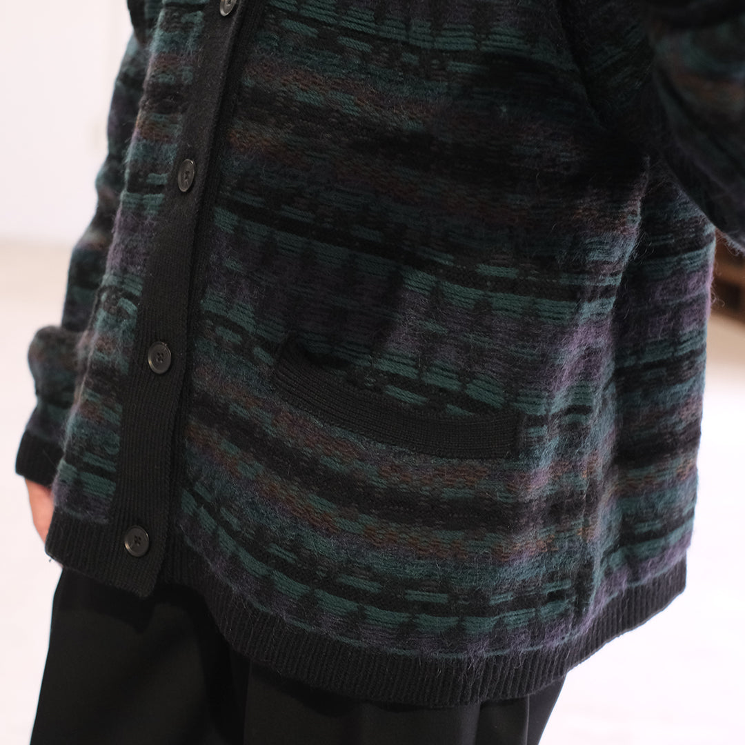 FAIRISLE LADDERBACK JACQUARD CARDIGAN