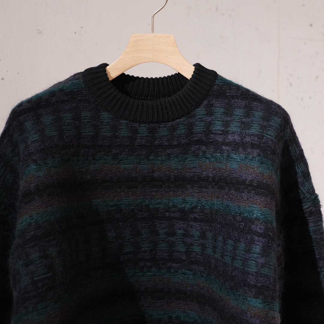 FAIRISLE LADDERBACK JACQUARD SWEATER