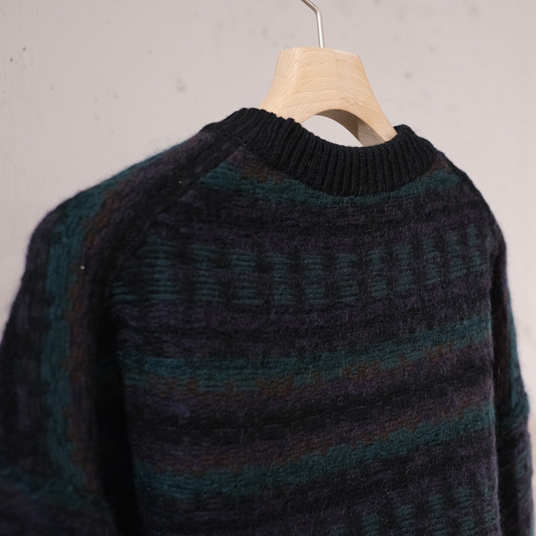FAIRISLE LADDERBACK JACQUARD SWEATER