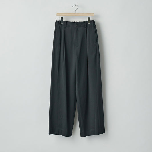 W/SI SATIN TWIST SEAM WIDE EASY TROUSERS