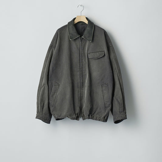 SULFUR DYED WHIP CORD VINTAGE ZIP JACKET