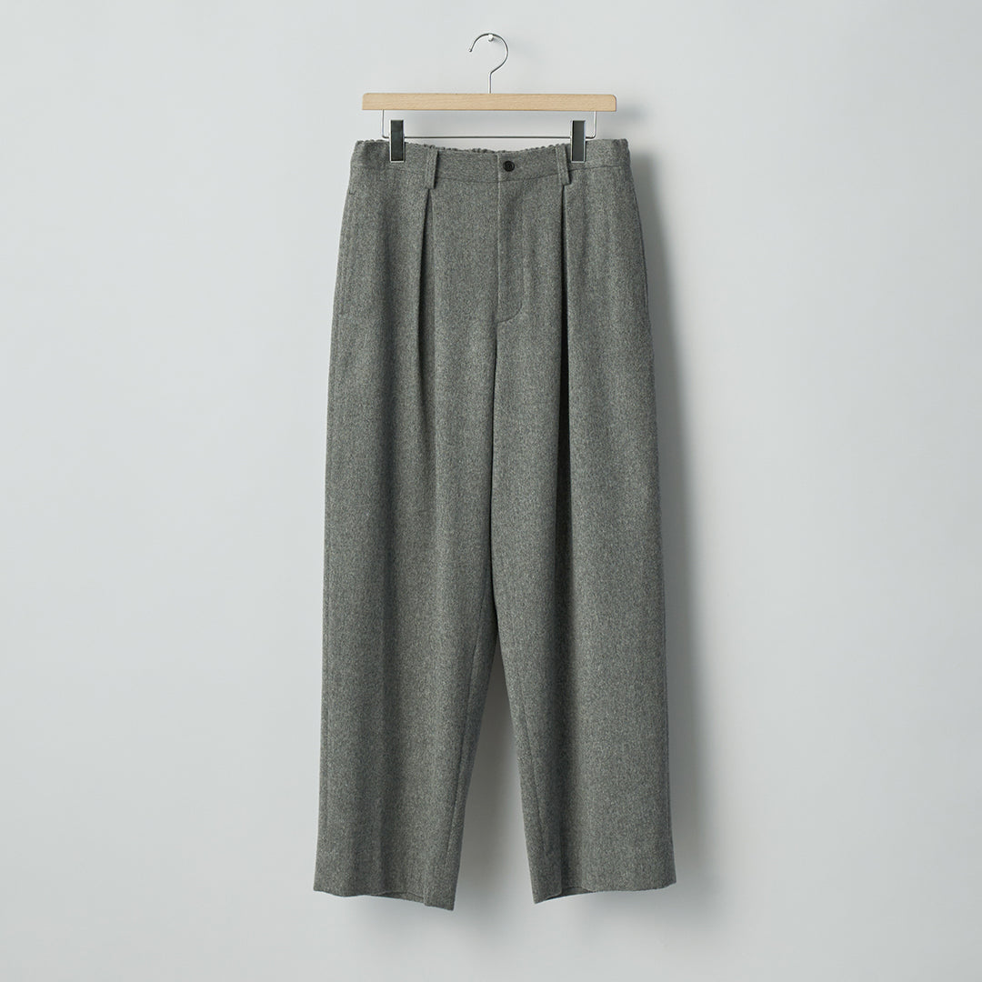 W/CA BEAVER EASY WIDE TROUSERS