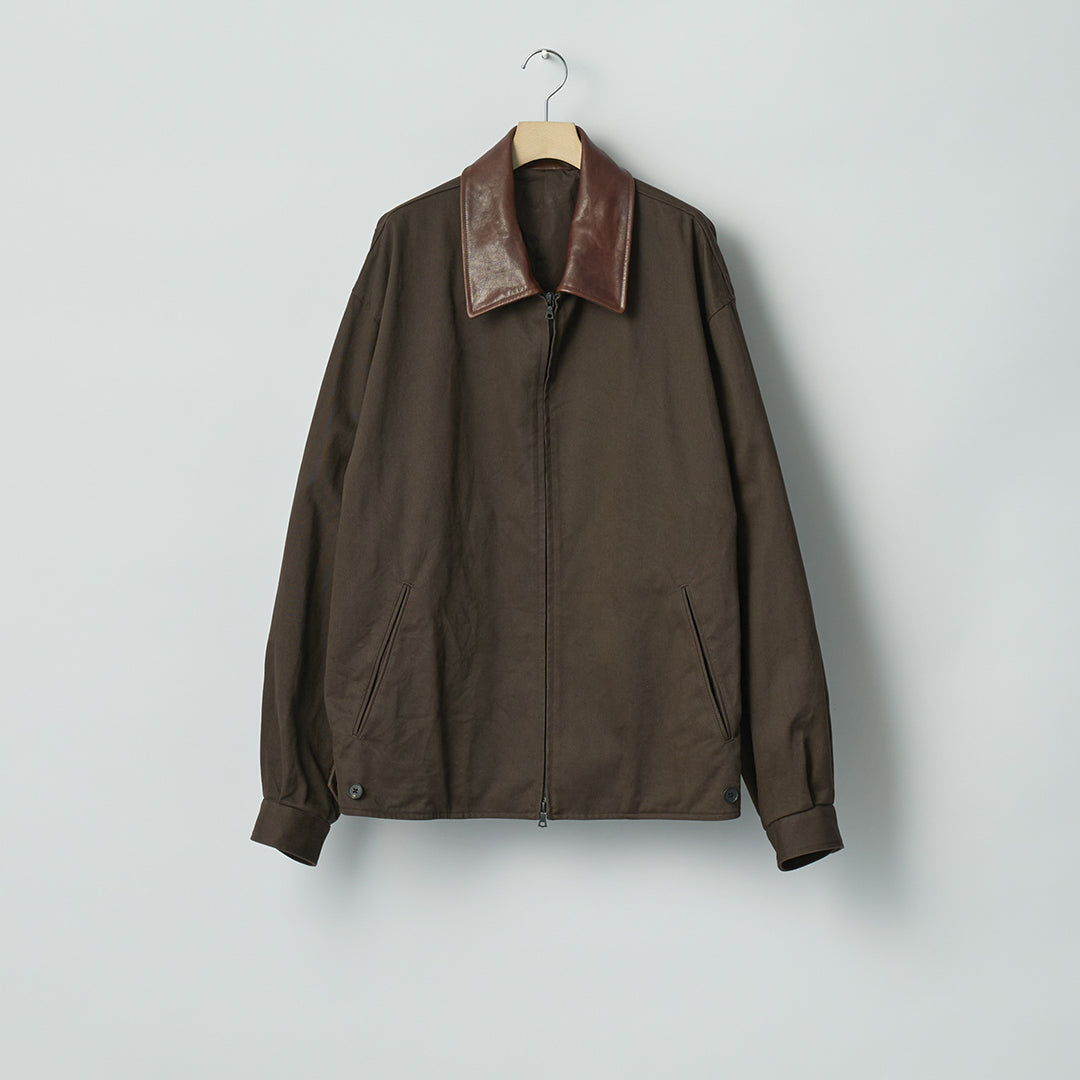 ssstein 26SS / SULFUR DYED BRUSHED CHINO ZIP JACKET - Harmonia公式