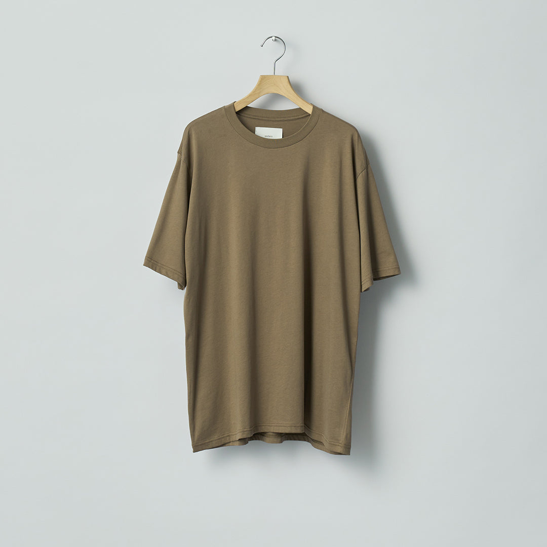 ssstein シュタイン　2026ss Tシャツ　ブラウン M ssstein (シュタイン) 26SS SUVIN COTTON BASIC TEE / Harmonia公式