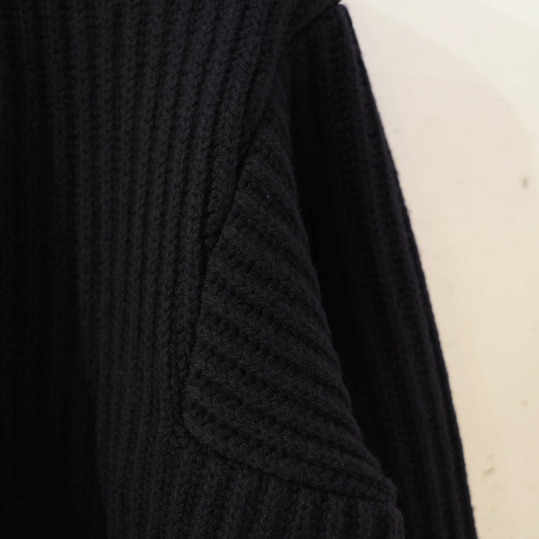 DOUBLE BREASTED KNIT BLOUSON