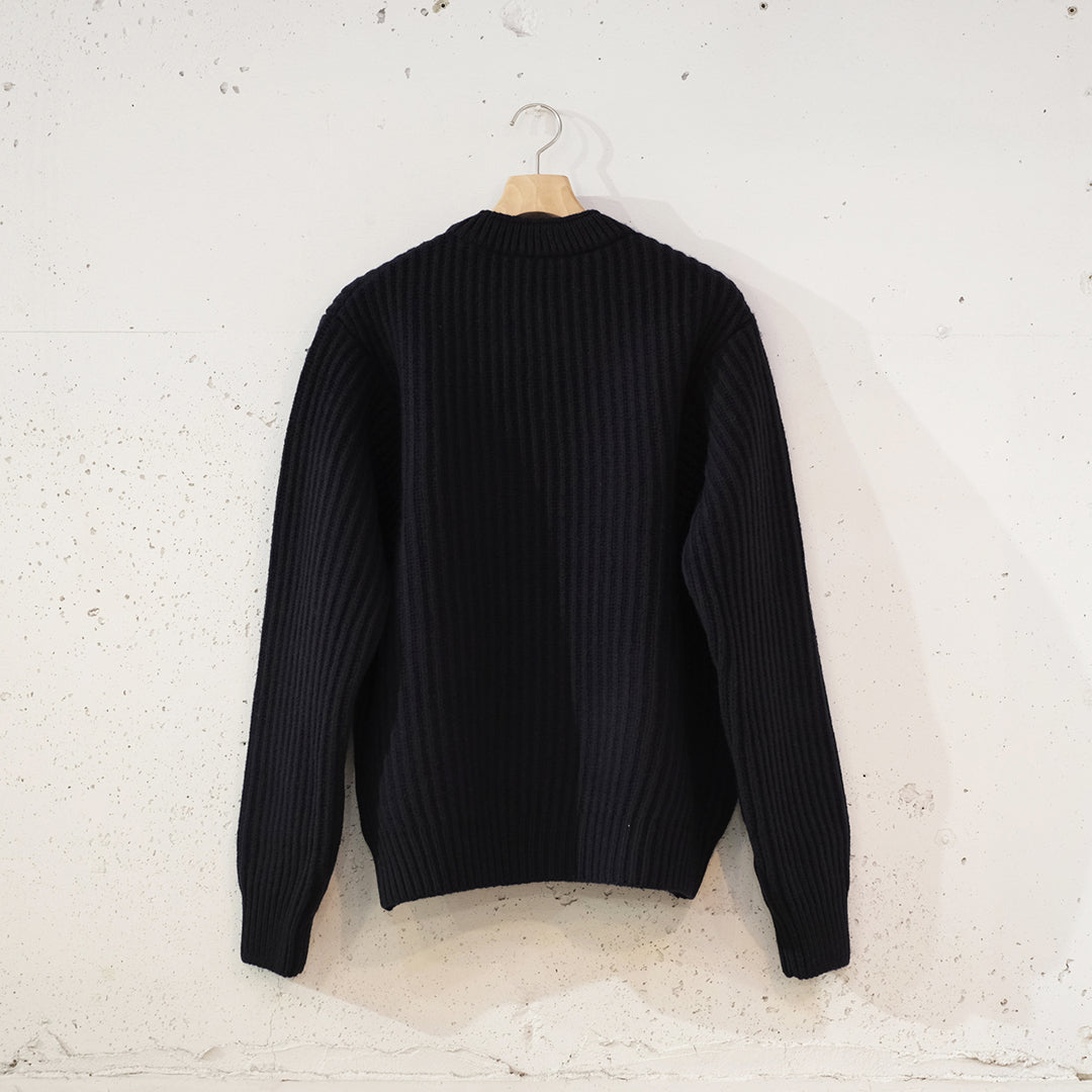 DOUBLE BREASTED KNIT BLOUSON