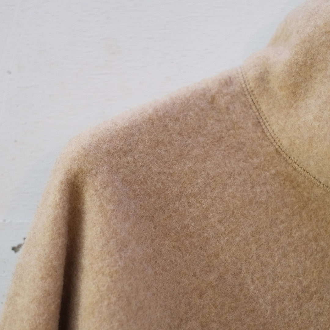 WOOL FLEECE ZIP BLOUSON