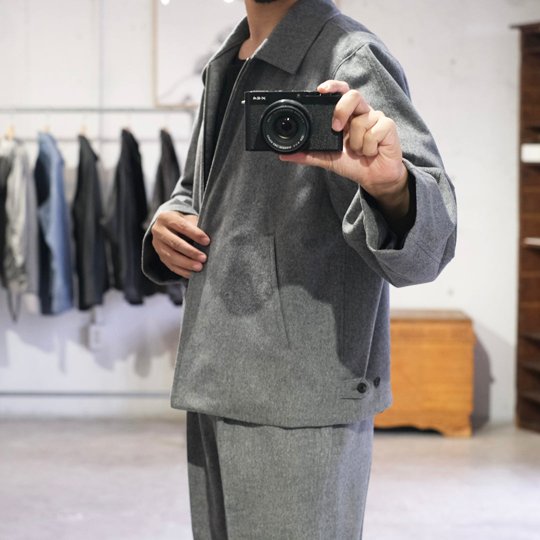 W/CA BEAVER ZIP SHORT JACKET
