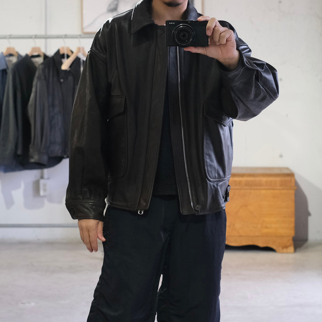 LEATHER FLIGHT JACKET