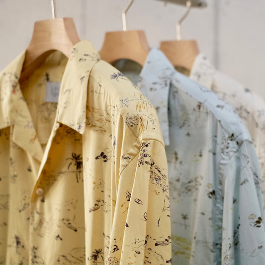 OPEN COLLAR S/S SHIRTS