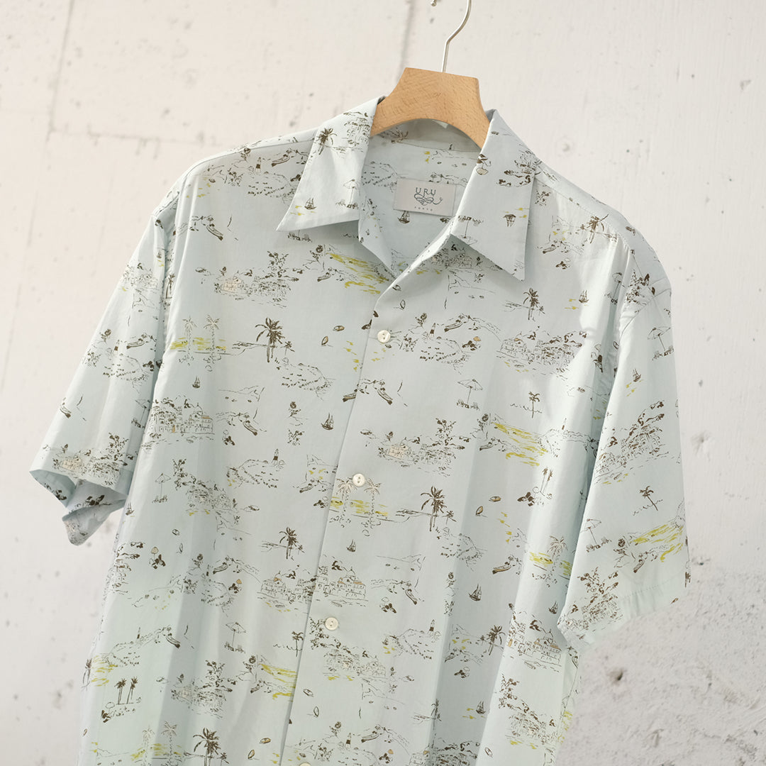 OPEN COLLAR S/S SHIRTS