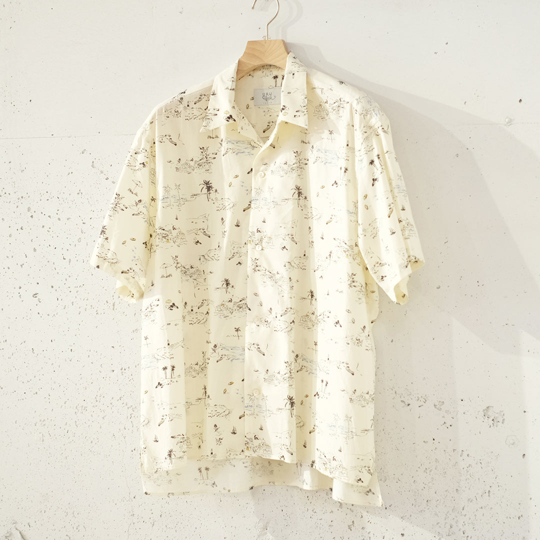 OPEN COLLAR S/S SHIRTS