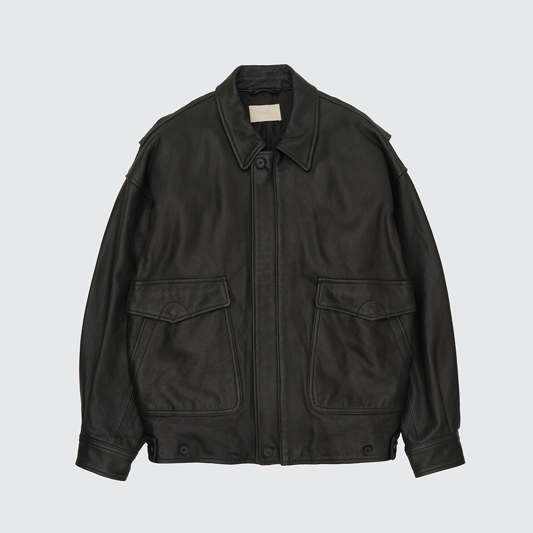 LEATHER FLIGHT JACKET