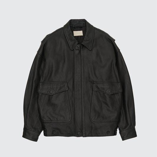 LEATHER FLIGHT JACKET