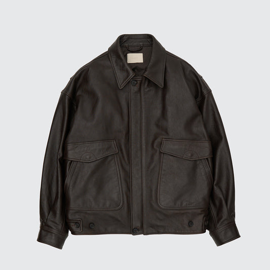 LEATHER FLIGHT JACKET