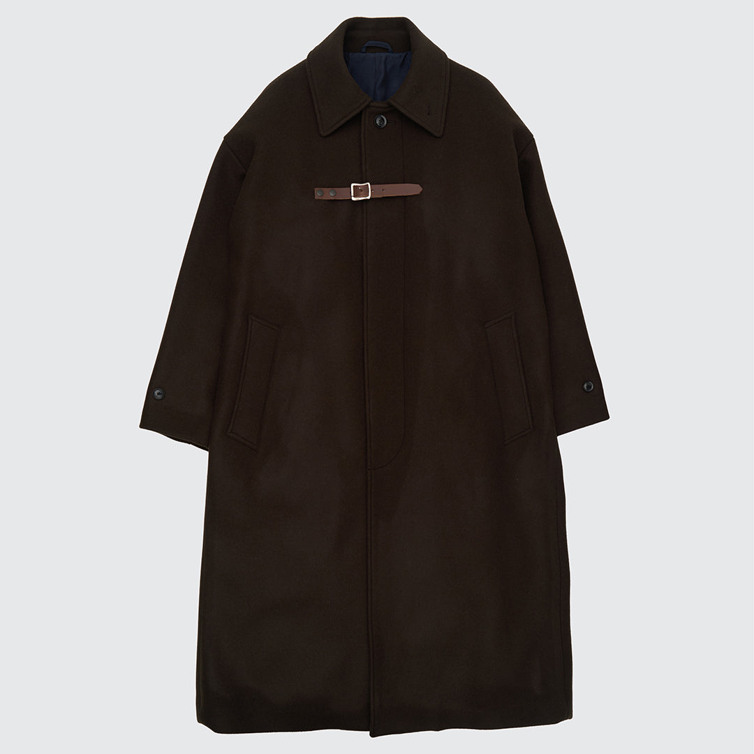 MELTON BIG BALMACAAN COAT