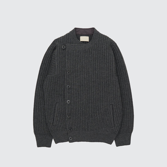 DOUBLE BREASTED KNIT BLOUSON