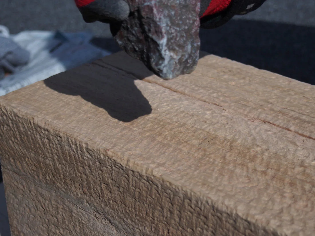 ＃01 たたいて みがいて つくるスツール