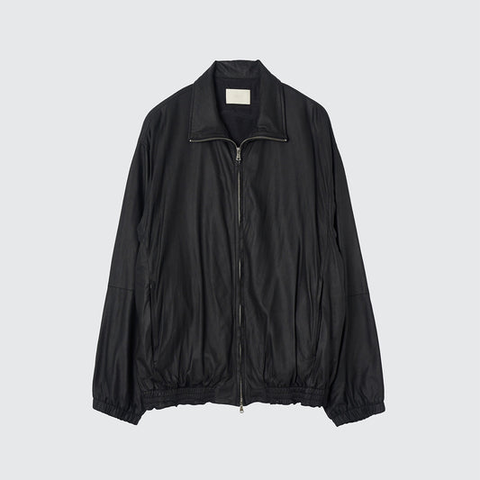 LEATHER TRAINING JACKET
