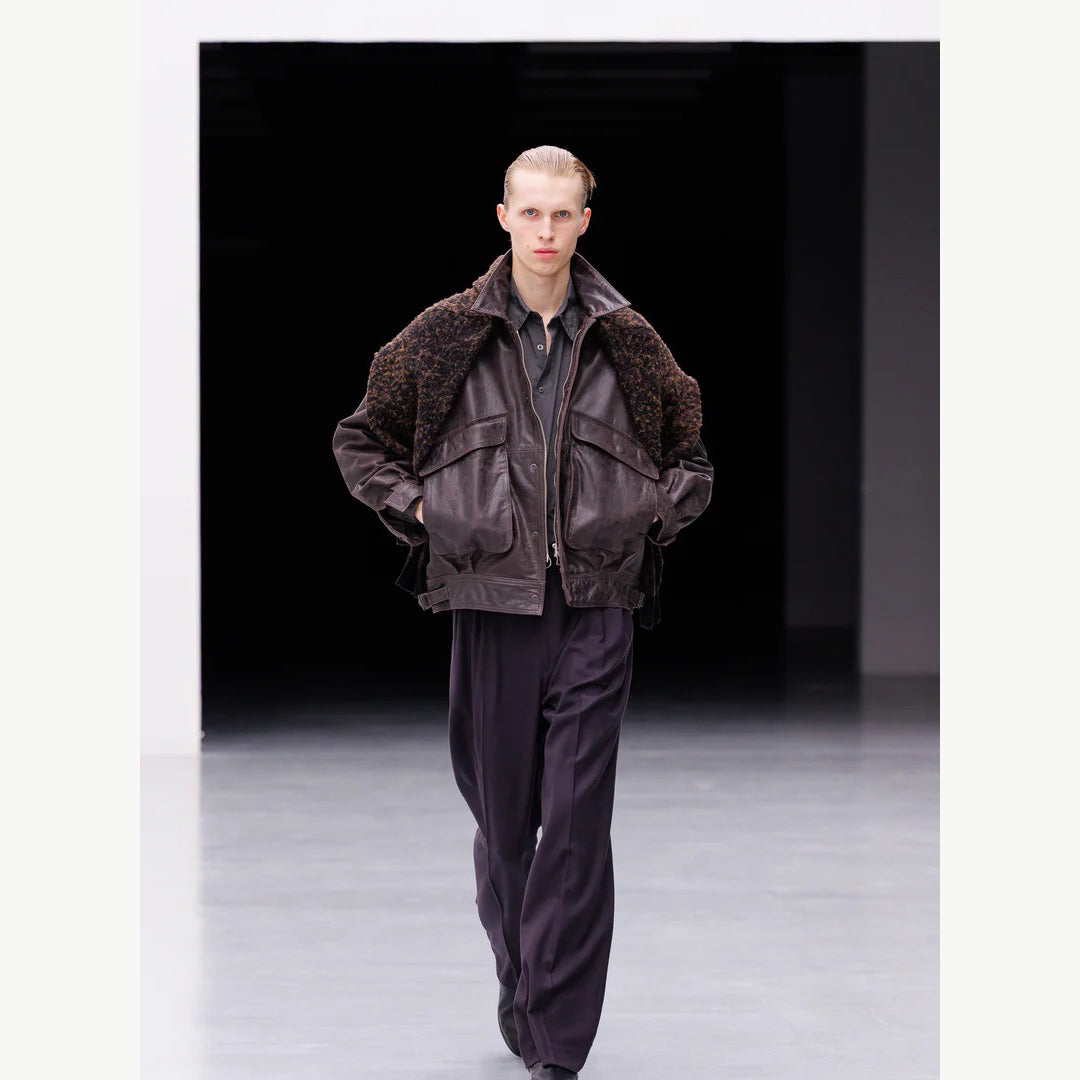LEATHER FLIGHT JACKET