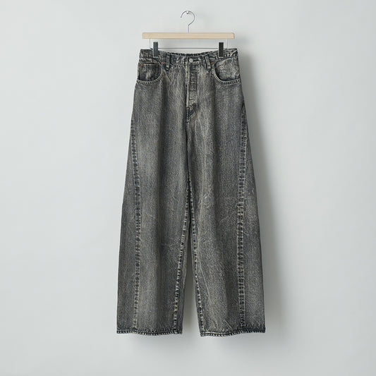 TWIST SEAM BAGGY VINTAGE DENIM JEANS