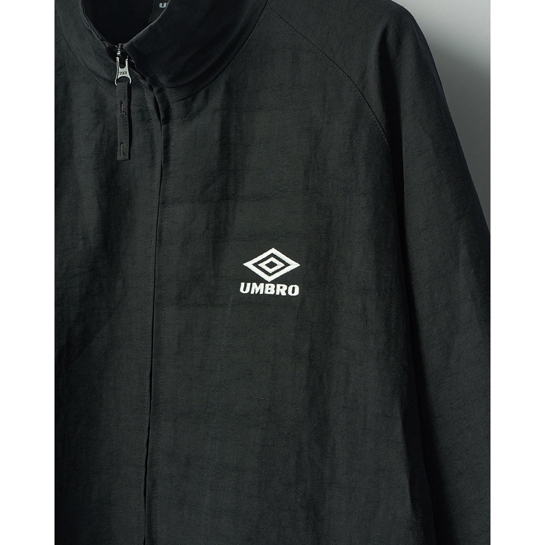 LINEN/NYLON TRACK JACKET