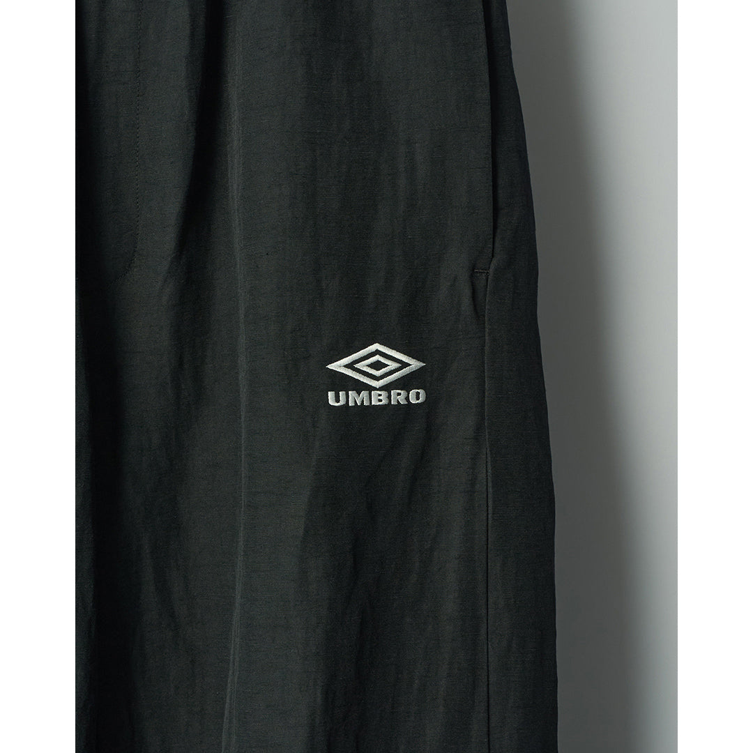 LINEN/NYLON TRACK TROUSERS