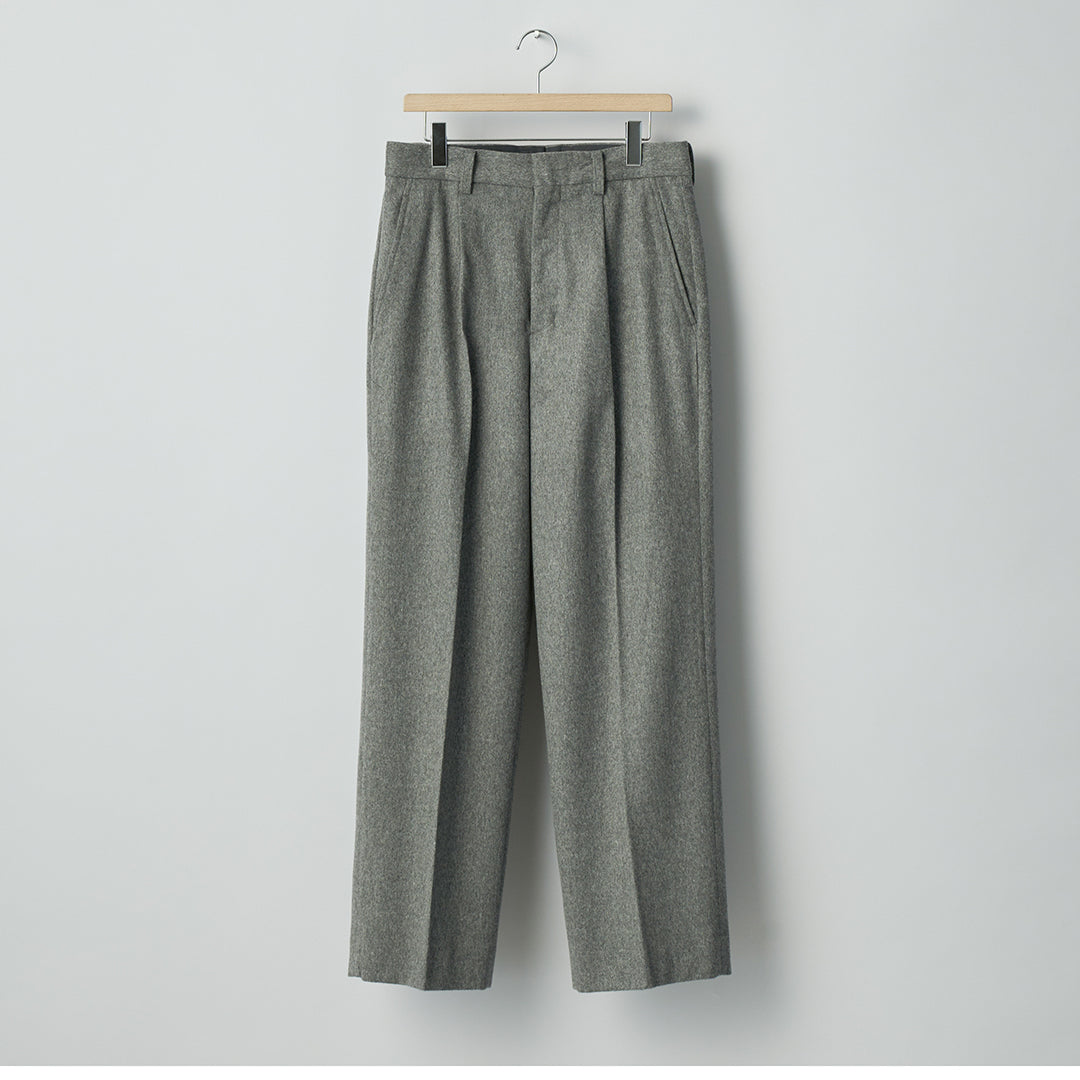 W/CA BEAVER STRAIGHT TROUSERS